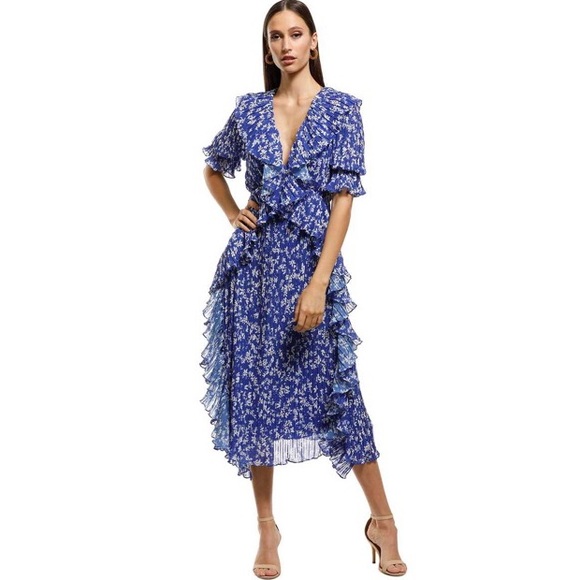 la maison talulah mellifluous midi dress